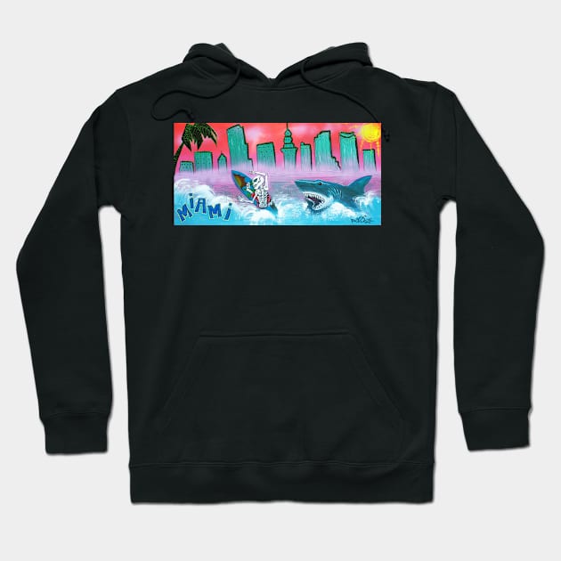 Miami Hoodie by barbosaart